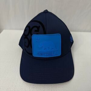 G Fore Snapback Golf Hat Los Angeles Blue Bear FlexFit 110